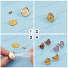 20Pcs 304 Stainless Steel Stud Earring Findings STAS-BBC0009-97D-6