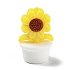 Sunflower Food Grade Eco-Friendly Silicone Beads SIL-B046-01-1