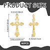 80Pcs Alloy Pendants TIBEP-UN0001-29-3