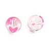 Transparent Glass Enamel Beads GLAA-P078-01A-010-2