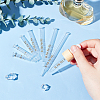 14Pcs 7 Style Straight Tip Glass Droppers AJEW-BC0003-86-3