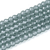 Imitation Jade Glass Beads Strands GLAA-T028-3mm-11K-1