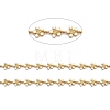 Golden Brass Enamel Link Chain CHC-H103-08H-G-2