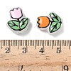 Transparent Glass Enamel Beads LAMP-C023-01-4