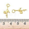 Brass Micro Pave Cubic Zirconia Pendants KK-P325-13C-G-3