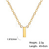201 Stainless Steel Initial Pendant Necklaces FS-WG78A3B-09-1