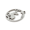 304 Stainless Steel Pendants STAS-Q354-02A-P-2