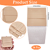 Square PU Leather Jewelry Flip Pouches with Random Color Lining PAAG-CL0001-02B-2