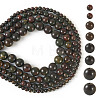 4 Strands 4 Styles Natural Polychrome Jasper & Picasso Stone & Picasso Jasper Bead Strands G-TA0002-16-1
