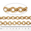 304 Stainless Steel Flat Round Link Chains CHS-Z008-02G-3