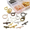 74Set 8 Style Tibetan Style Alloy Toggle Clasps FIND-YW0001-38-3
