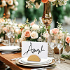 30Pcs Half Round Wood Name Card Holder AJEW-NB0009-27A-5
