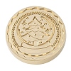 Christmas Series Wax Seal Brass Stamp Head LS-AJEW-M037-01G-19-2