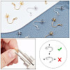 Unicraftale 240Pcs 6 Style 304 Stainless Steel Earring Hooks & Ear Nuts & Open Jump Rings STAS-UN0025-01-5