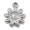 Anti-Tarnish 304 Stainless Steel Charms STAS-M084-01A-P-1