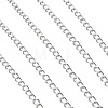 Aluminium Curb Chains X-CHA-T001-22S-4