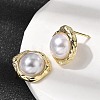 Brass Stud Earring EJEW-H180-03G-2