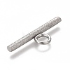 304 Stainless Steel Toggle Clasps Parts STAS-P248-02P-2
