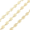 Brass Hollow Rhombus Link Chains CHC-M025-01G-1