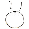 Boho Adjustable Handmade Glass Seed Braided Bead Bracelets for Women HK4747-1-3