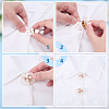 10Pcs 5 Styles Alloy Cufflinks BUTT-WR0001-40-3