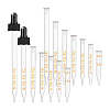 14Pcs 7 Style Straight Tip Glass Droppers AJEW-BC0003-86-1