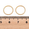 Brass Soldered Closed Jump Rings KK-K253-15E-03G-3