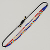 Bohemian Glass Seed Bead Double Layers Bracelets TJ8645-2-1
