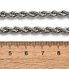Non-Tarnish 304 Stainless Steel Rope Chain Necklaces X-NJEW-F226-03P-06-4