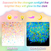  1998Pcs 9 Colors Luminous Transparent Glass Seed Round Beads GLAA-TA0001-62-10
