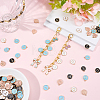 4Bags 4 Colors Initial Letter A~Z Alphabet Enamel Charms ENAM-BM0001-41-4