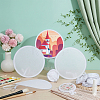 Polyester Foldable Flying Disc Fans AJEW-WH0752-538F-4