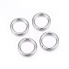 Non-Tarnish 304 Stainless Steel Closed Jump Rings A-STAS-F174-14P-1