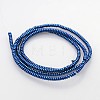 Electroplate Non-magnetic Synthetic Hematite Beads Strands G-J216D-03-2