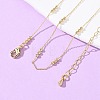 2MM Brass Round Ball Cable Chain Necklaces MAK-L045-01G-2