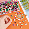 200Pcs Halloween/Christmas Theme Handmade Polymer Clay Beads CLAY-SC0001-44-3