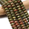 Natural Unakite Beads Strands G-A280-A20-03-1