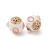 Handmade Resin Indonesia Round Beads IPDL-P005-25KCG-03-2