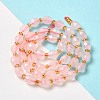 Natural Rose Quartz Beads Strands G-H297-C08-01-2