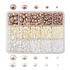 ABS Plastic Imitation Pearl Cabochons SACR-TA0001-04-1