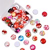 70Pcs Flatback Glass Cabochons for DIY Projects GGLA-SZ0001-33A-8