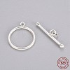 925 Sterling Silver Toggle Clasps STER-L057-001S-3
