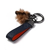 Plush & Imitation Leather Keychain KEYC-K023-01B-04-2