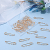 30Pcs Alloy Brooch Findings FIND-SC0022-86-6