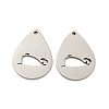 316L Surgical Stainless Steel Pendants STAS-K280-07P-1