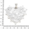Tibetan Style Alloy Big Chandelier Component Links AL-CBA1187-14AS-3