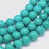 Natural Magnesite Round Bead Strands TURQ-E022-38B-10mm-2