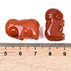 Natural Myanmar Jade Dyed Carved Pendants G-D364-08B-3