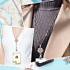 DIY Interchangeable Snowflake Office Lanyard ID Badge Holder Necklace Making Kit DIY-SC0021-98-5