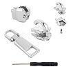 Stainless Steel Zipper Accessories FIND-WH0173-498P-1